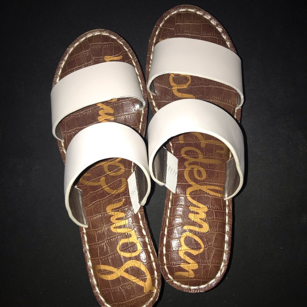 Sam Edelman white sandals. Size 8 M